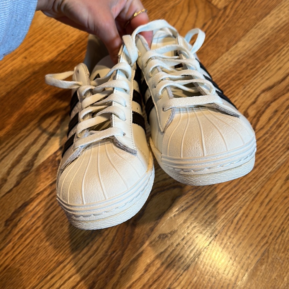 Gold Special Edition Adidas Superstars. Made In F… - image 4